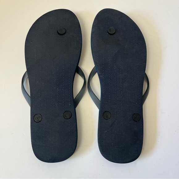 Tommy Bahama Navy Seashell Jewel Flip Flops Sandals 11/12 - Picture 7 of 7